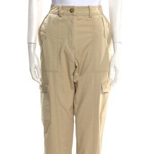 Derek Lam 10 Crosby Mid-Rise Tan Beige Khaki Cargo Pants 8/32